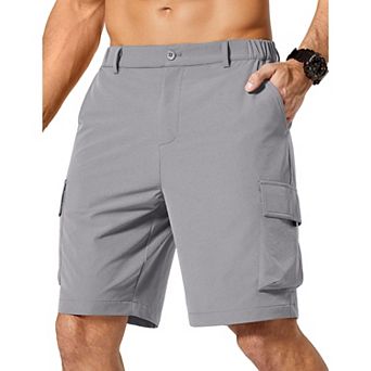 COOFANDY Men' Cargo Shorts 9" Inseam Lightweight Hiking Casual Shorts for Golf Work Fishing