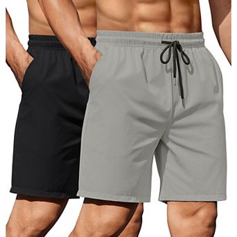 COOFANDY Men' 2 Pack Gym Workout Shorts 7 Inch Athletic Shorts Quick Dry Running Shorts