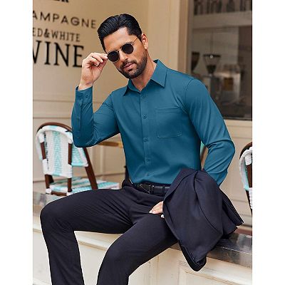 long sleeve kohls mens dress shirts Mens Long Dress Shirts
