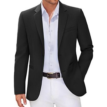 COOFANDY Men' Suit Coat Slim Fit Fashion Wedding Travel Holiday Blazer Jackets