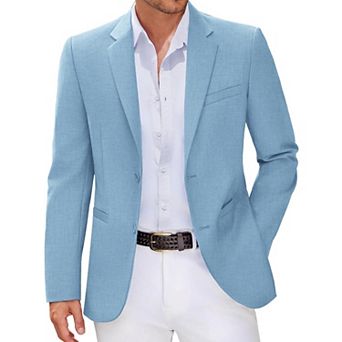 COOFANDY Men' Casual Blazer Slim Fit Sport Coat Lightweight Two Buttons Suit Jackets
