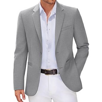COOFANDY Men' Suit Coat Slim Fit Fashion Wedding Travel Holiday Blazer Jackets