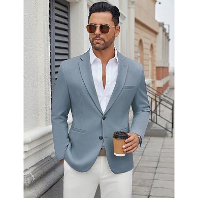 COOFANDY Men' Casual Blazer Regular Fit Lightweight Two Button Sport Coat Suit Jacket