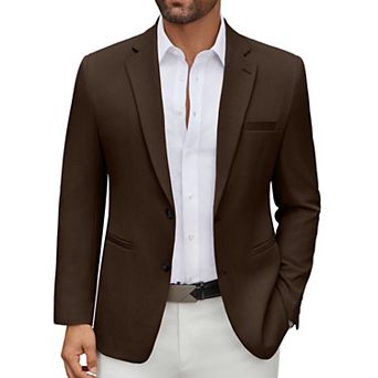COOFANDY Men' Casual Blazer Regular Fit Lightweight Two Button Sport Coat Suit Jacket