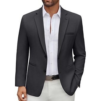 COOFANDY Men' Casual Blazer Regular Fit Lightweight Two Button Sport Coat Suit Jacket