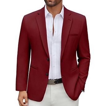 COOFANDY Men' Blazer Casual Sport Coat Regular Fit Two Button Lightweight Business Suit Jacket