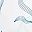 White Blue Leaf