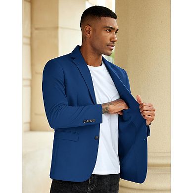 COOFANDY Men' Casual Blazer Slim Fit Sport Coat Suit Jacket Lightweight Two Button Blazer Jacket