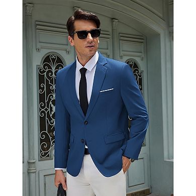 COOFANDY Men' Casual Blazer Slim Fit Sport Coat Suit Jacket Lightweight Two Button Blazer Jacket