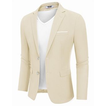 COOFANDY Men' Casual Blazer Slim Fit Sport Coat Suit Jacket Lightweight Two Button Blazer Jacket