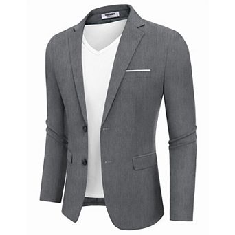 COOFANDY Men' Casual Blazer Slim Fit Sport Coat Suit Jacket Lightweight Two Button Blazer Jacket