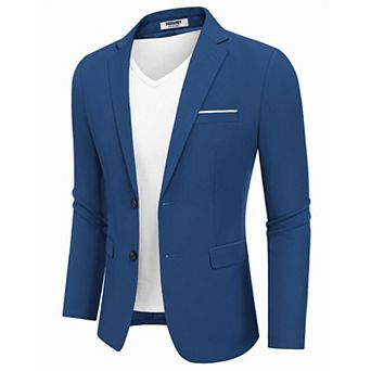 COOFANDY Men' Casual Blazer Slim Fit Sport Coat Suit Jacket Lightweight Two Button Blazer Jacket