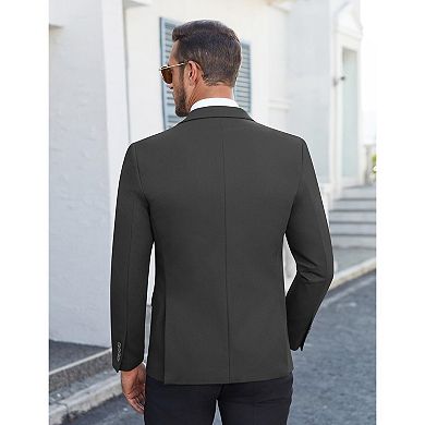 COOFANDY Men' Blazer Casual Sport Coats Slim Fit Lightweight Two Button Suit Jacket