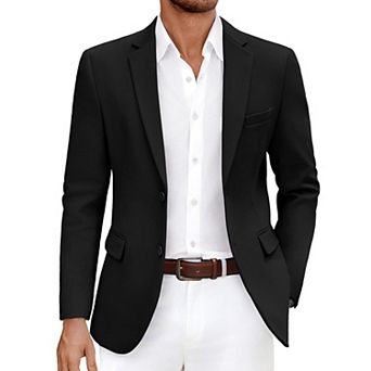 COOFANDY Men' Blazer Casual Sport Coats Slim Fit Lightweight Two Button Suit Jacket