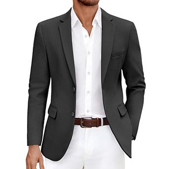COOFANDY Men' Blazer Casual Sport Coats Slim Fit Lightweight Two Button Suit Jacket
