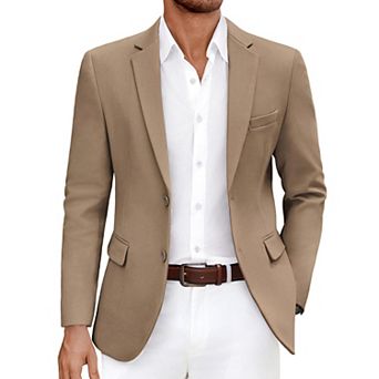 COOFANDY Men' Blazer Casual Sport Coats Slim Fit Lightweight Two Button Suit Jacket