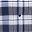 Plaid Navy White