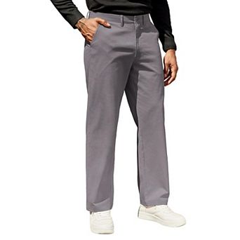 COOFANDY Mens Dress Slacks Slim Fit Suit Pant Classic Fit Flat Front Khaki Stretch Chino Pants