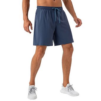 Men's Athletic Running Shorts Quick Dry Workout Shorts with Drawstring Loose Fit Lightweight Sports
