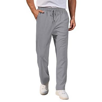 COOFANDY Men' Casual Pants Waffle Knit Yoga Pants Lightweight Sweatpants Open Bottom Lounge