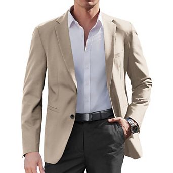 COOFANDY Mens Casual Sports Coat Regular Fit Lightweight Blazer Jacket Single Breasted Suit Coat
