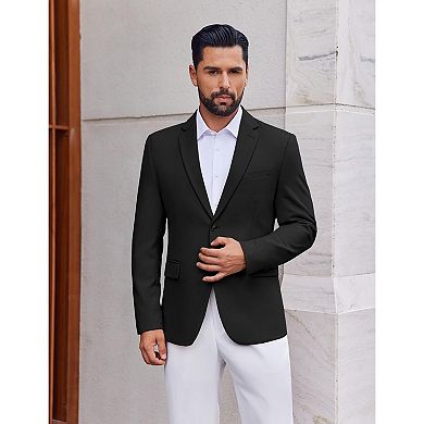 COOFANDY Men' Blazer Slim Fit Two Button Sport Coat Business Suit Jacket