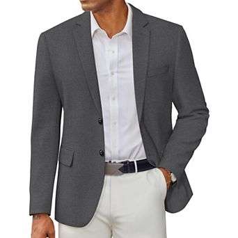 COOFANDY Men' Blazer Slim Fit Two Button Sport Coat Business Suit Jacket