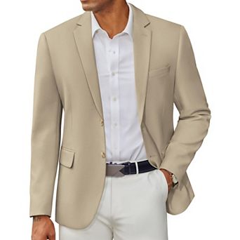 COOFANDY Men' Blazer Slim Fit Two Button Sport Coat Business Suit Jacket
