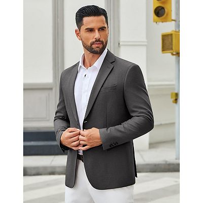 mens casual dress coats Weinexra Mens Casual Notch Lapel Long Trench Coat Single Breasted Solid  Color Pea Coat Business with Pockets Overcoat Jacket at Amazon Men's  Clothing store