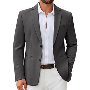 COOFANDY Mens Knit Sport Coat Lightweight Casual Suit Jacket Regular Fit Men' Sport Coats & Blazers