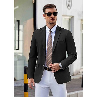 COOFANDY Men' Casual Blazer Lightweight Slim Fit Suit Jacket Two Button Business Sport Coats