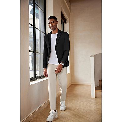 COOFANDY Men' Casual Blazer Lightweight Slim Fit Suit Jacket Two Button Business Sport Coats