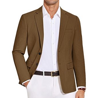 COOFANDY Men' Casual Blazer Lightweight Slim Fit Suit Jacket Two Button Business Sport Coats