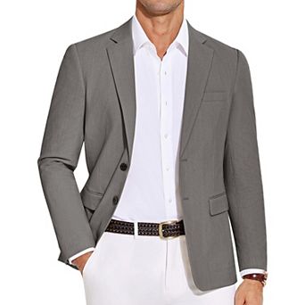 COOFANDY Men' Casual Blazer Lightweight Slim Fit Suit Jacket Two Button Business Sport Coats
