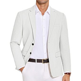 COOFANDY Men' Casual Blazer Lightweight Slim Fit Suit Jacket Two Button Business Sport Coats