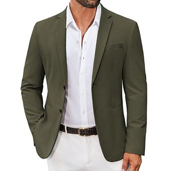 COOFANDY Men' Casual Regular Fit Blazer Jacket Two Button Suit Jackets Lightweight Sport Coat