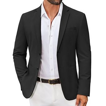 COOFANDY Men' Casual Regular Fit Blazer Jacket Two Button Suit Jackets Lightweight Sport Coat