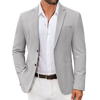 COOFANDY Men' Casual Regular Fit Blazer Jacket Two Button Suit Jackets Lightweight Sport Coat