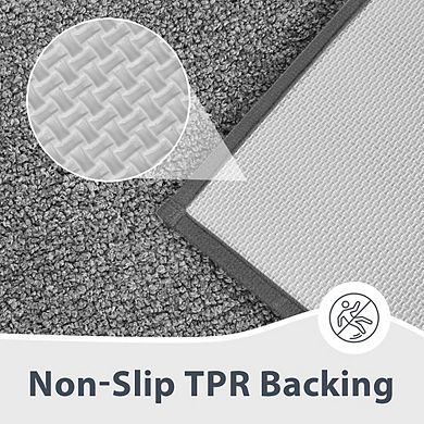 Absorbent Non-Slip Bath Rug, Machine Washable, Quick-Dry Bathroom Mat