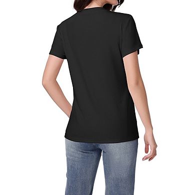 Double-Layer Nursing & Breastfeeding Top Short Sleeve Comfort Maternity Shirt