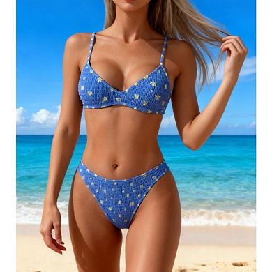 Women's 2 Piece Swimsuit High Waisted Bikini Sets Bathing Suits Swimwear
