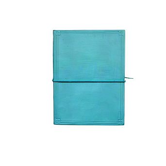 Plain Cover Leather Journal with Lined Pages