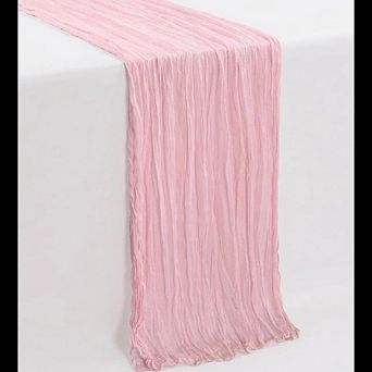 Cheesecloth Table Runner, Boho Rustic Gauze, Wedding & Party Decor