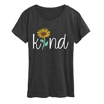 Women's Kind Sunflower Graphic Tee