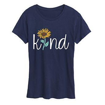 Women's Kind Sunflower Graphic Tee