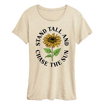 Women's Sunflower Stand Tall & Chase The Sun Graphic Tee