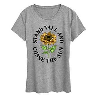 Women's Sunflower Stand Tall & Chase The Sun Graphic Tee