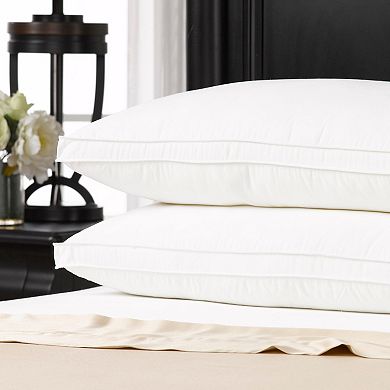 Ella Jayne Gussetted Microfiber Pillow Firm Density 2-Pack