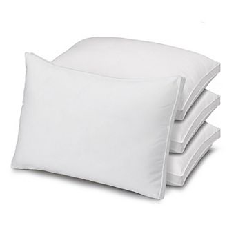 Ella Jayne Gussetted Microfiber Pillow Firm Density 4-Pack