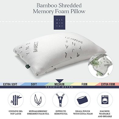 Ella Jayne Shredded Foam Pillow 2-Pack